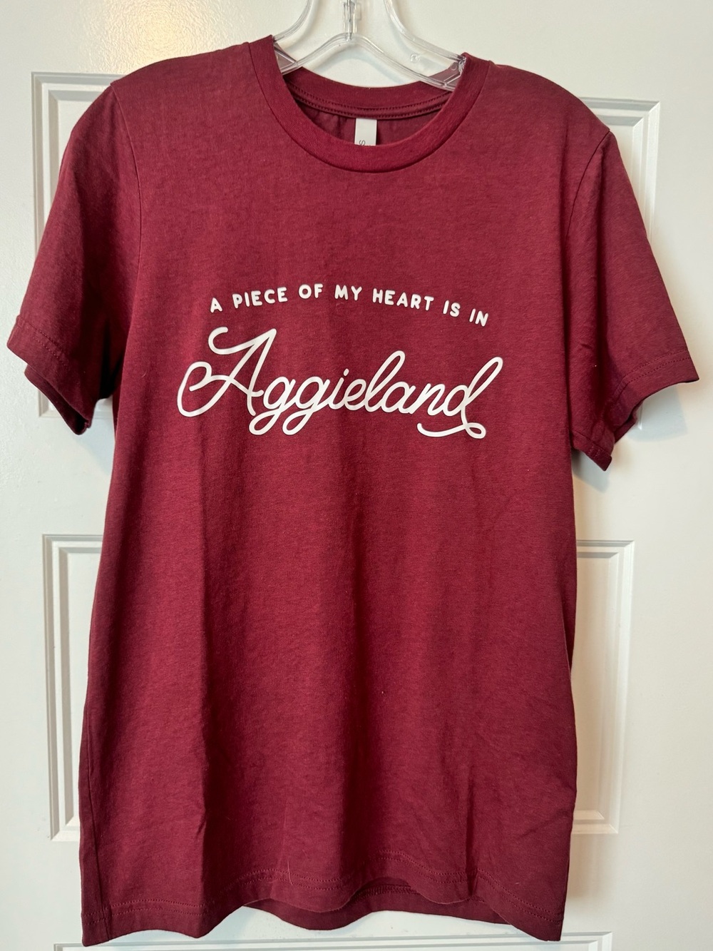 Aggieland Maroon Graphic T-Shirt | Texas A&M | Collegiate Tee | Size M Aggie Mom